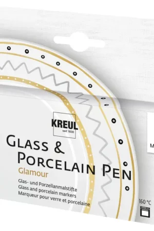 Offre Limitée Glass & Porcelain Pen - Glamour KREUL, set de 4