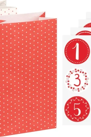 Set calendrier de l'Avent « Pois » Vente Flash