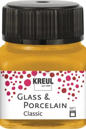 Peinture Glass & Porcelain « Classic Metallic » KREUL, 20 ml Certifié