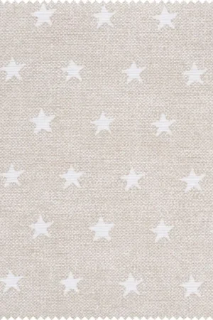 Tissu imprimé aspect lin « Etoiles » Achat Immédiat