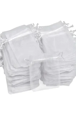 Offre Spéciale Sachets en organza VBS « 7,5 x 12 cm », 100 pc.