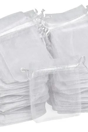 Soldes Sachets en organza VBS « 15 x 11,5 cm », 100 pc.