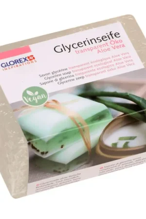 Savon glycérine écologique « Aloe Vera », Transparent Prix Cassé