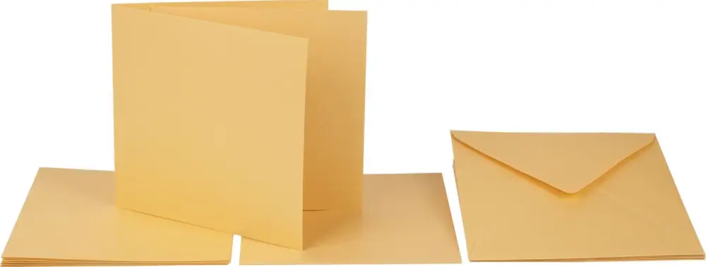 Cartes doubles avec enveloppes, 5 pc. Nouveauté