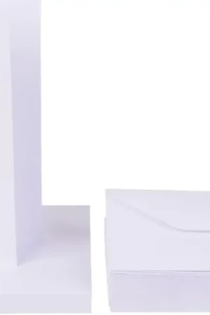 Nouvelle Collection Cartes doubles avec enveloppes « DL », 50 pc.