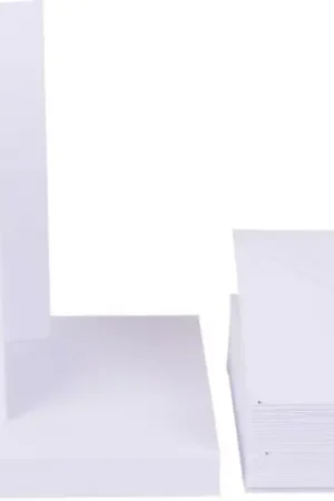 Cartes doubles avec enveloppes « A6 », 50 pc. Remise