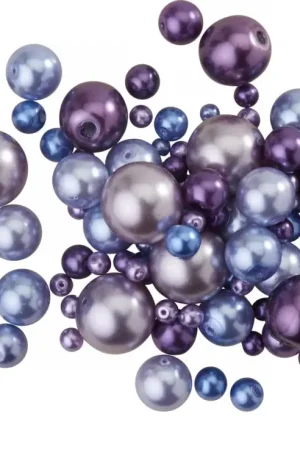 Mélange de perles en verre cirées, 65 g Meilleur Choix