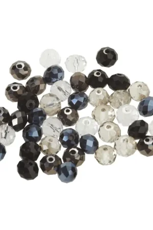 Offre Spéciale Perles toupies en verre, Ø 8 mm
