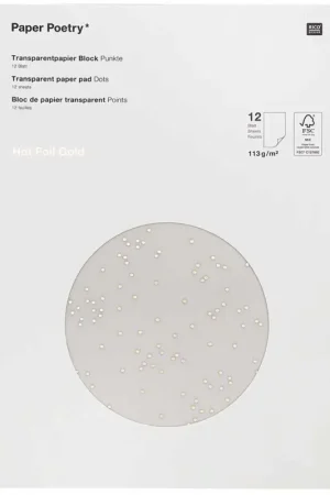 Papier transparent « Pois » Paiement Sécurisé