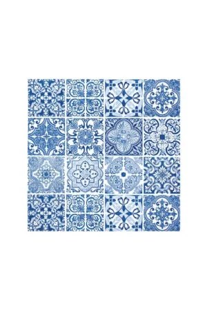 Vente Flash Serviette « Carrelages bleus »