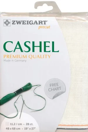 Toile à broder en lin Zweigart « Cashel » Nouvel Arrivage