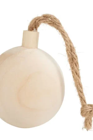 Boule de Noël en bois Commander Vite