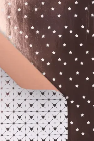 Papier de pliage « X-Mas Or rose » Quantité Limitée