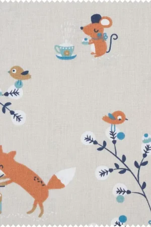 Acheter En Ligne Tissu coton au mètre « Animaux dans la forêt »