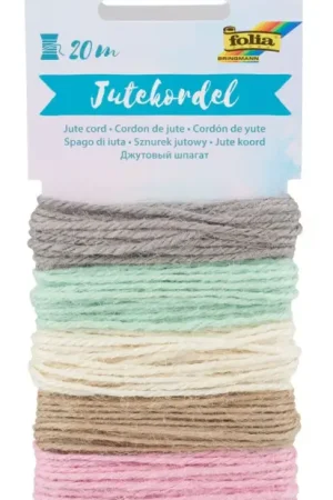 Cordelette en jute « Pastel » Offre Exclusive