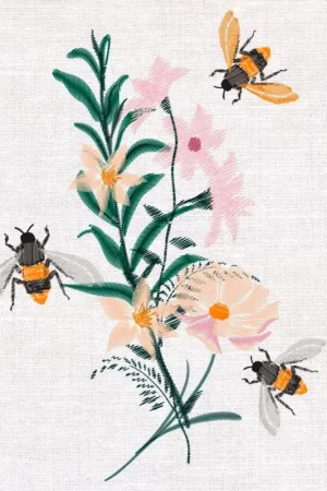 Certifié Serviette « Abeilles »