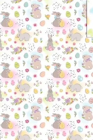 Papier cartonné à motifs « Lapins de Pâques » Prix Bas