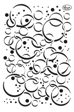Pochoir « Bubbles » Seulement Aujourd'hui