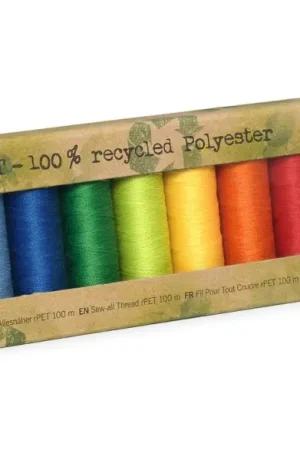 Set de fils à coudre universels PET recyclé Gütermann, 10 x 100 m Commander Vite