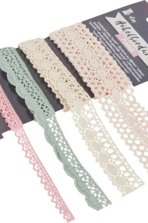 Soldes Set de galons crochetés « Pastel »