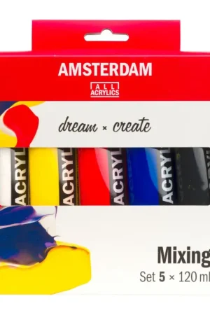 Set de peintures acryliques Talens AMSTERDAM « Mix » Marque