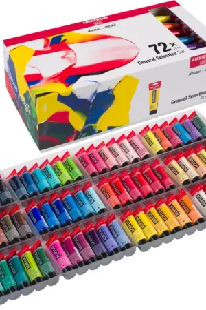 Set de peintures acryliques Talens AMSTERDAM « All in », 72 x 20 ml Satisfait Ou Remboursé