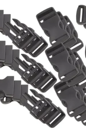Fermoirs clips VBS, Noir, 20 pc. Bon Marché