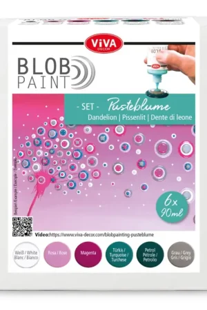 Dernier Modèle Set de peintures Viva Decor Blob Paint « Fleur de pissenlit »