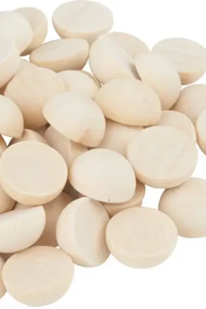 Demi-boules en bois VBS « Ø 20 mm », 50 pc. Seulement Aujourd'hui