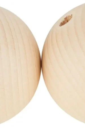 Perles en bois VBS « Ø 70 mm » Haute Qualité
