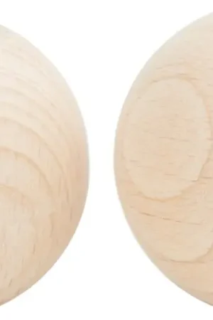Boules en bois avec grand trou VBS « Ø 50 mm » Produit De Marque
