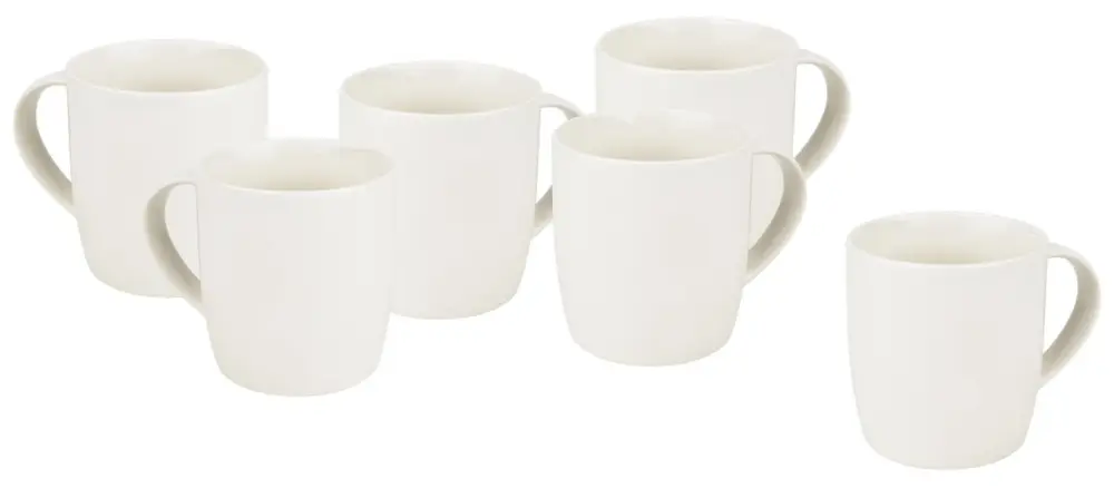 Tasses à café VBS, 6 pc. Bon Marché