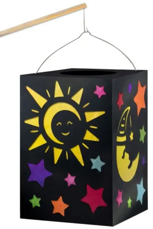 Offre Exclusive Set créatif lanterne « Soleil, lune & étoiles »
