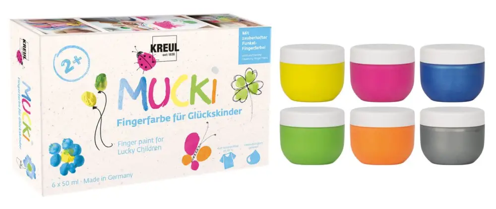 Prix Choc Coffret peinture au doigt MUCKI « Enfants heureux »