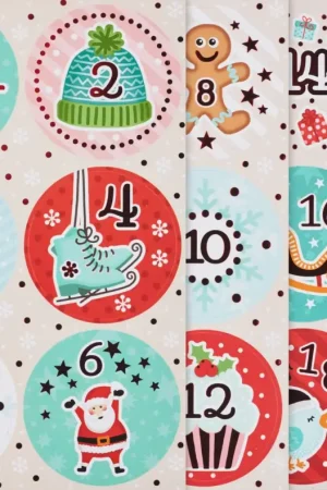 Must-Have Autocollants « Chiffres de l’Avent – Plaisirs de l’hiver »