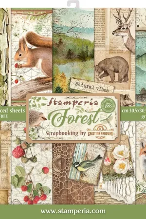 Offre Exclusive Bloc scrapbooking « Forest »