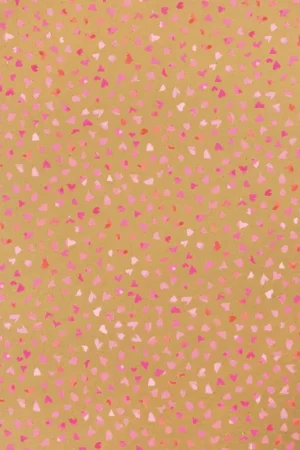 Papier cartonné à motifs vintage « Cœurs dansants » Haute Qualité