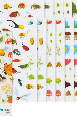 Carnet de stickers « Happy Nature », 674 pc. Meilleur Prix
