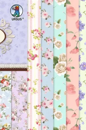 Paiement Sécurisé Set de papier design « Floraison »