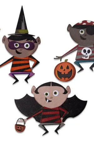Commander Maintenant Gabarit d’estampe Sizzix Thinlits « Trick or Treater by Tim Holtz »