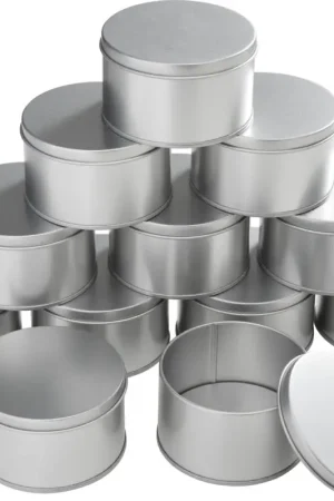 Jusqu'à Épuisement Des Stocks Boîtes en métal/boîtes à savon VBS « Forme ronde », 12 pc.