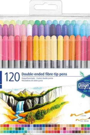 Certifié Feutres double pointe STAEDTLER, 120 pc.