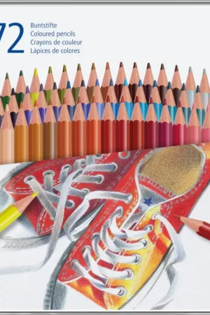 Must-Have Crayons de couleur boîte métal STAEDTLER, 72 pc.