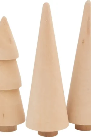 Sapins en bois, set de 3 Marque
