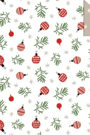 Offre Du Jour Papier cartonné à motifs « Boules de Noël »