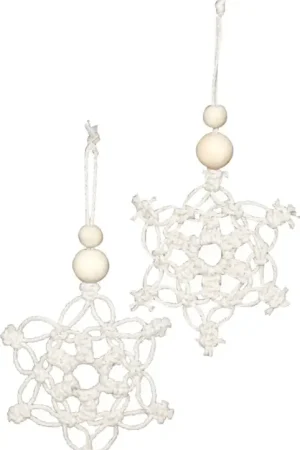 Set créatif macramé « Flocons de neige » Produit De Marque