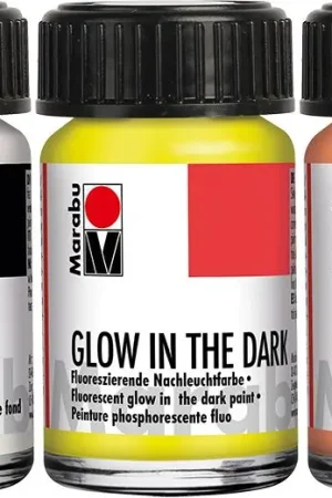 Set Marabu GLOW IN THE DARK « STARS » Produit De Marque