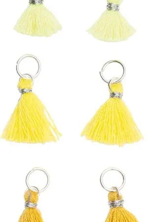 Certifié Mini-pompons glands à œillet