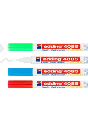 Set de 4 marqueurs craie edding 4085 Promotion Saisonnière