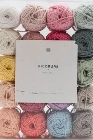 Laines Rico Ricorumi « Pastel », set de 20 Offre Du Jour